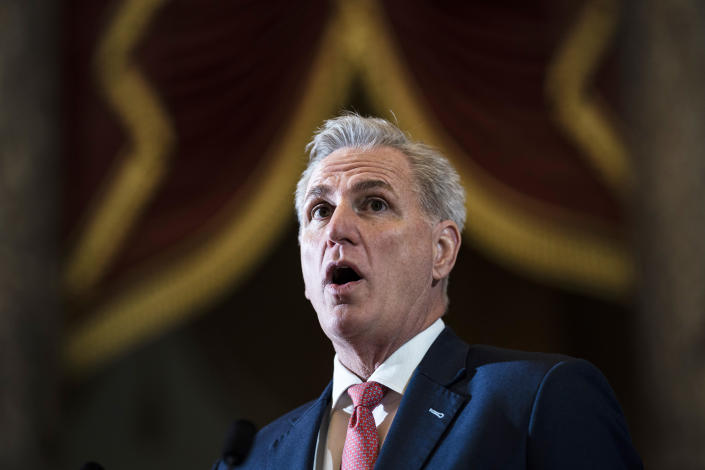 Speaker of the House Kevin McCarthy at the Capitol in Washington, D.C. (abin Botsford / The Washington Post via Getty Images file)