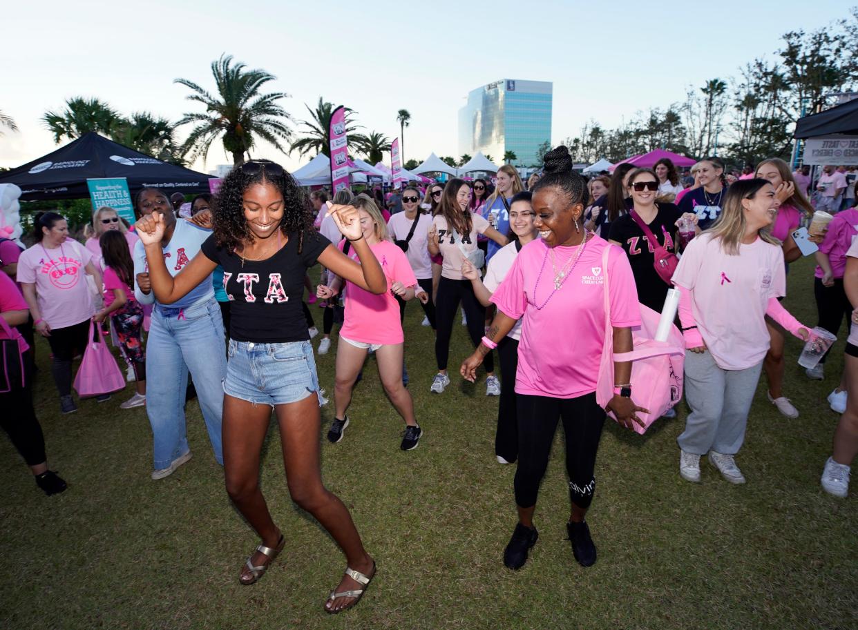 Making Strides Against Breast Cancer Walk at the Riverfront Esplanade in Daytona Beach, Saturday, Oct. 28, 2023.