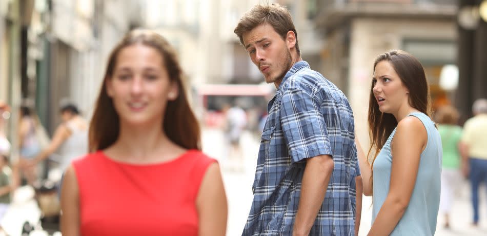 The 'Distracted Boyfriend' Meme Shows Degrading Stereotypical Gender Roles, Advertising Watchdog Declares