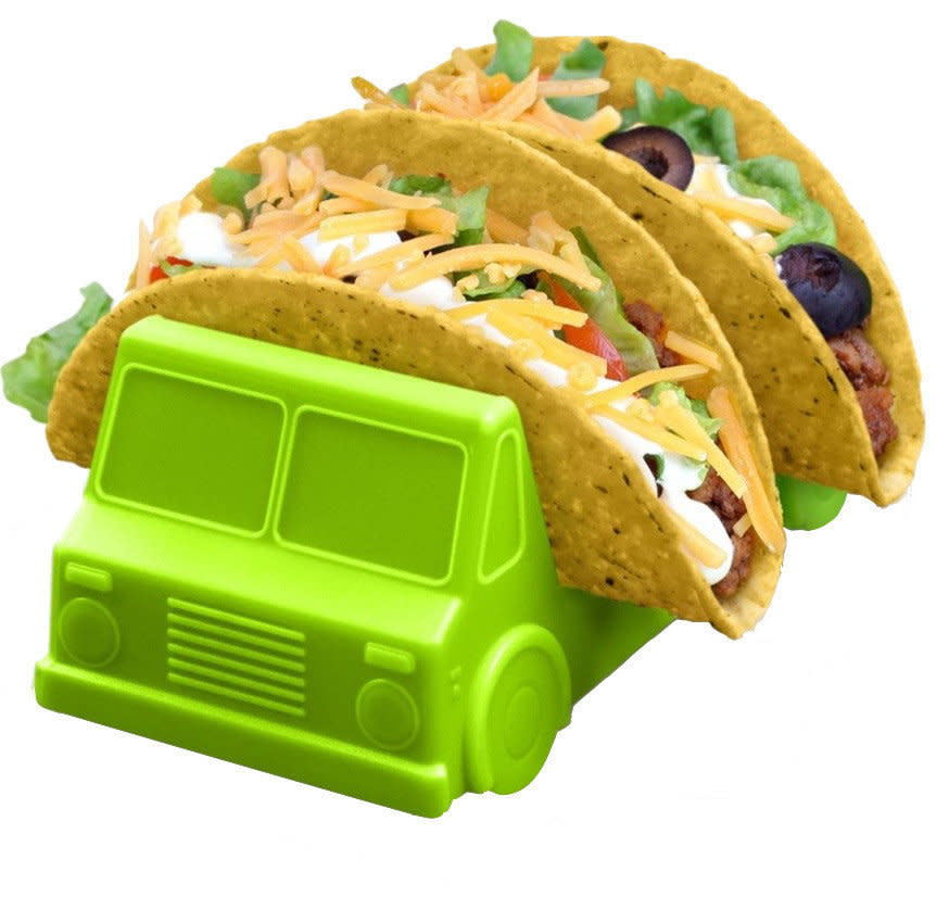 There is not a dad in the world&nbsp;who doesn&rsquo;t get excited by the words &ldquo;<a href="https://www.houzz.com/product/77784635-taco-truck-modern-serveware" target="_blank">taco truck</a>.&rdquo; Even though this truck-shaped taco holder isn&rsquo;t as big as the real thing, Pop won&rsquo;t complain. We promise.