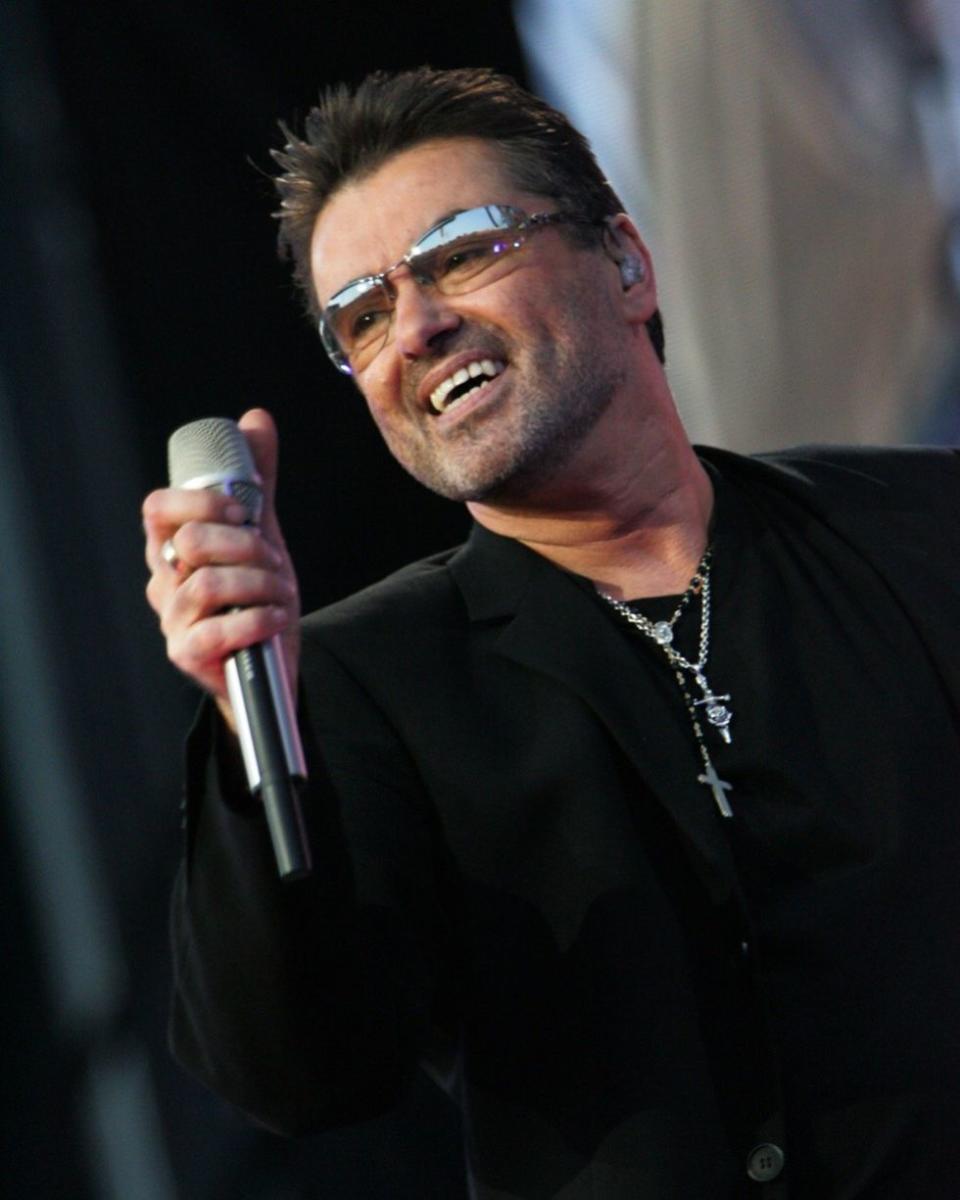 George Micheal singing.