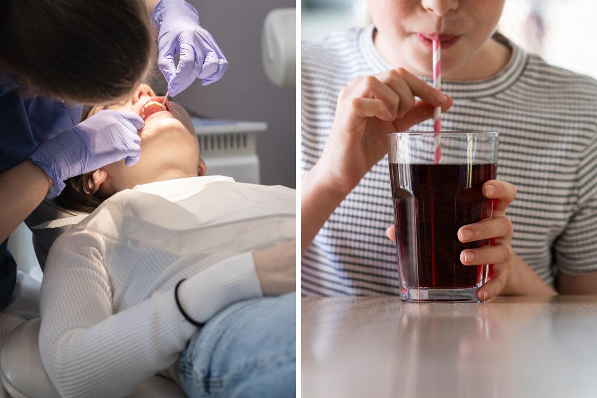 Most people might be aware that sugary drinks cause tooth decay, but many may not know of the risks of sugar-free beverages. <i>(Image: Getty Images)</i>