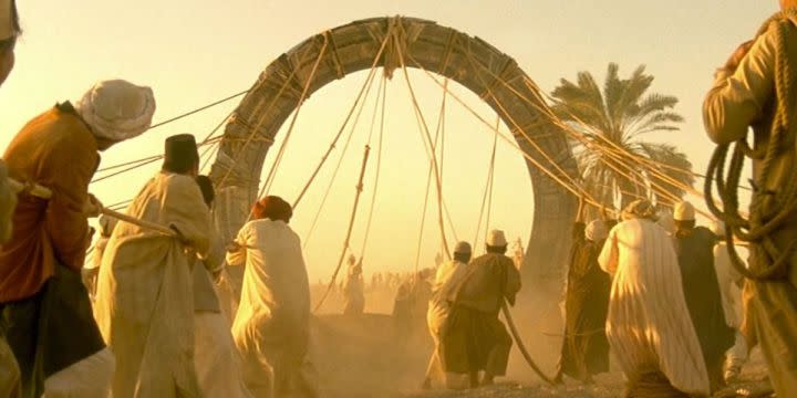 The stargate is uncovered in Egypt