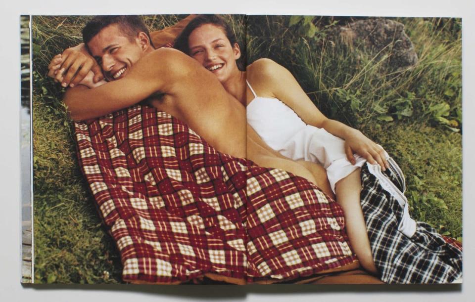 A half-naked picnic in an “A&F Quarterly” from 1998.