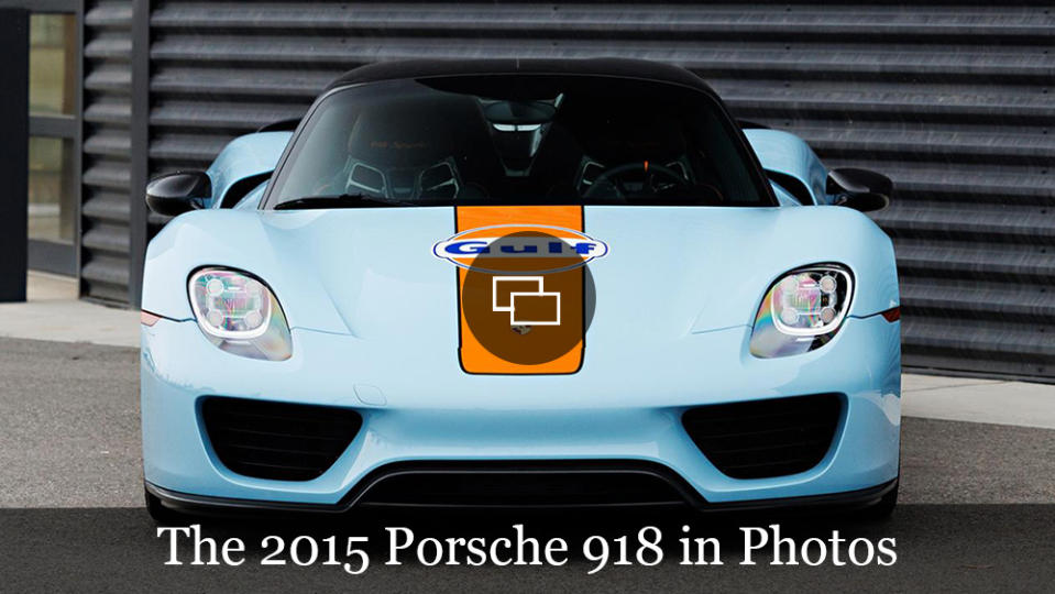 The 2015 Porsche 918 Spyder With Gulf Oil Livery in Photos