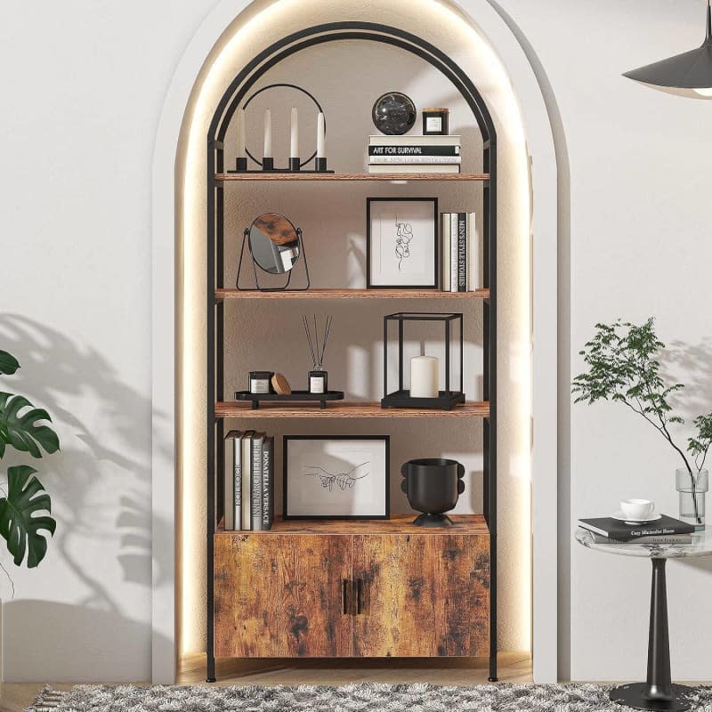 Jehiatek Arched Bookshelf