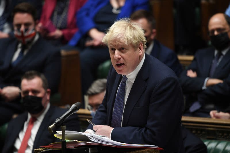 FILE PHOTO: Prime Minister's Questions at the parliament in London