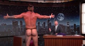 Jason Momoa Strips Down for Traditional Dance on Jimmy Kimmel 2