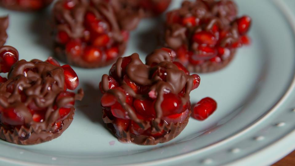 Chocolate Pom Poms