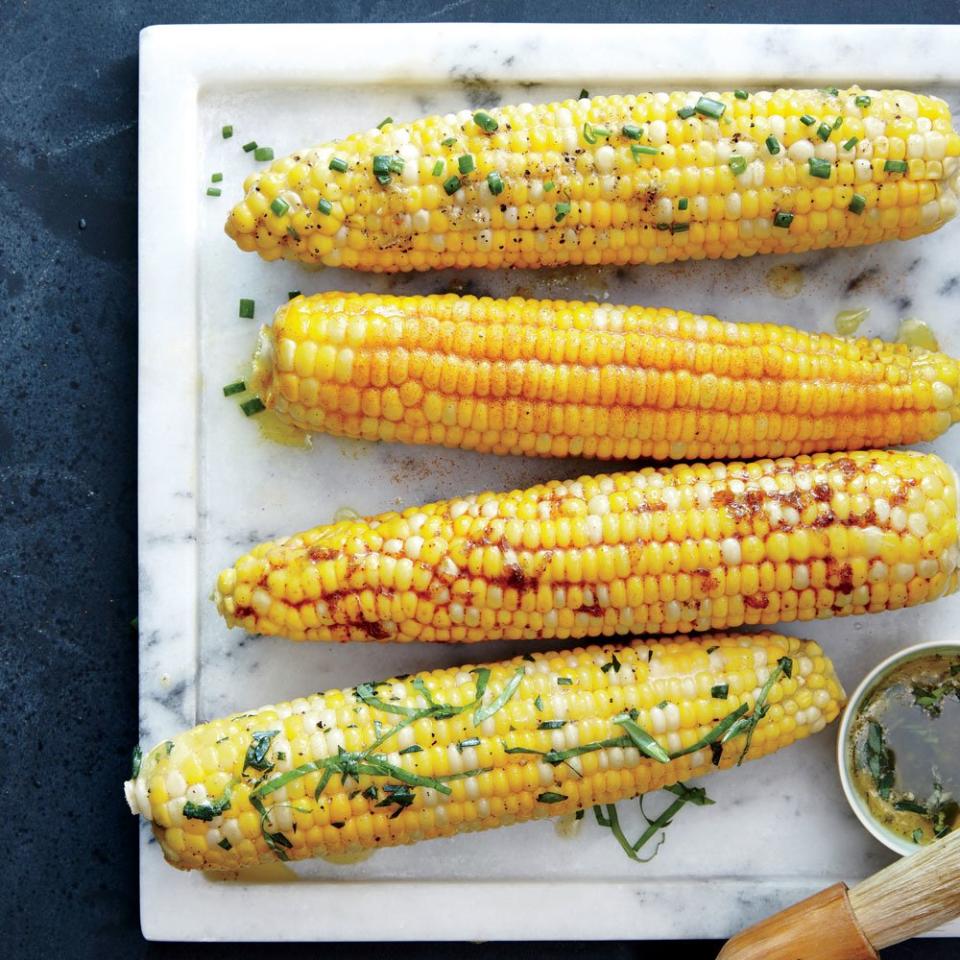 Corn on the Cob with Lemon-Chive Butter