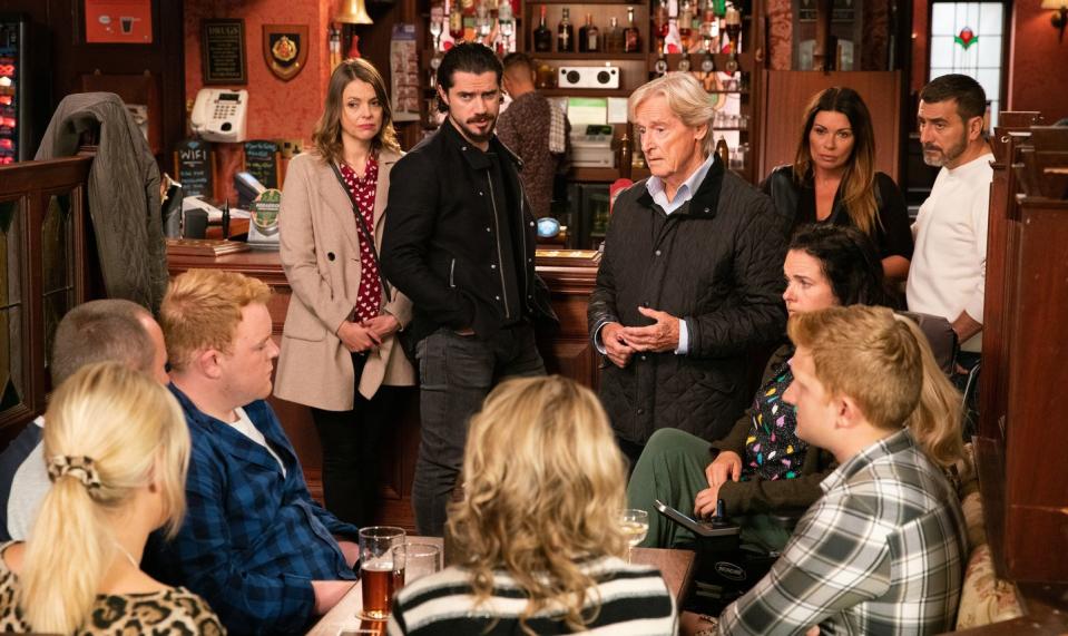 Friday, October 25: Everyone waits for news on Sinead at the pub