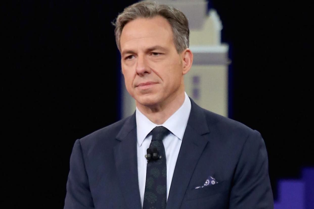 AUSTIN, TEXAS - MARCH 10: Jake Tapper speaks during the 'CNN Democratic Town Hall' at ACL Live at The Moody Theater during the 2019 SXSW Conference And Festival on March 10, 2019 in Austin, Texas. (Photo by Gary Miller/FilmMagic)