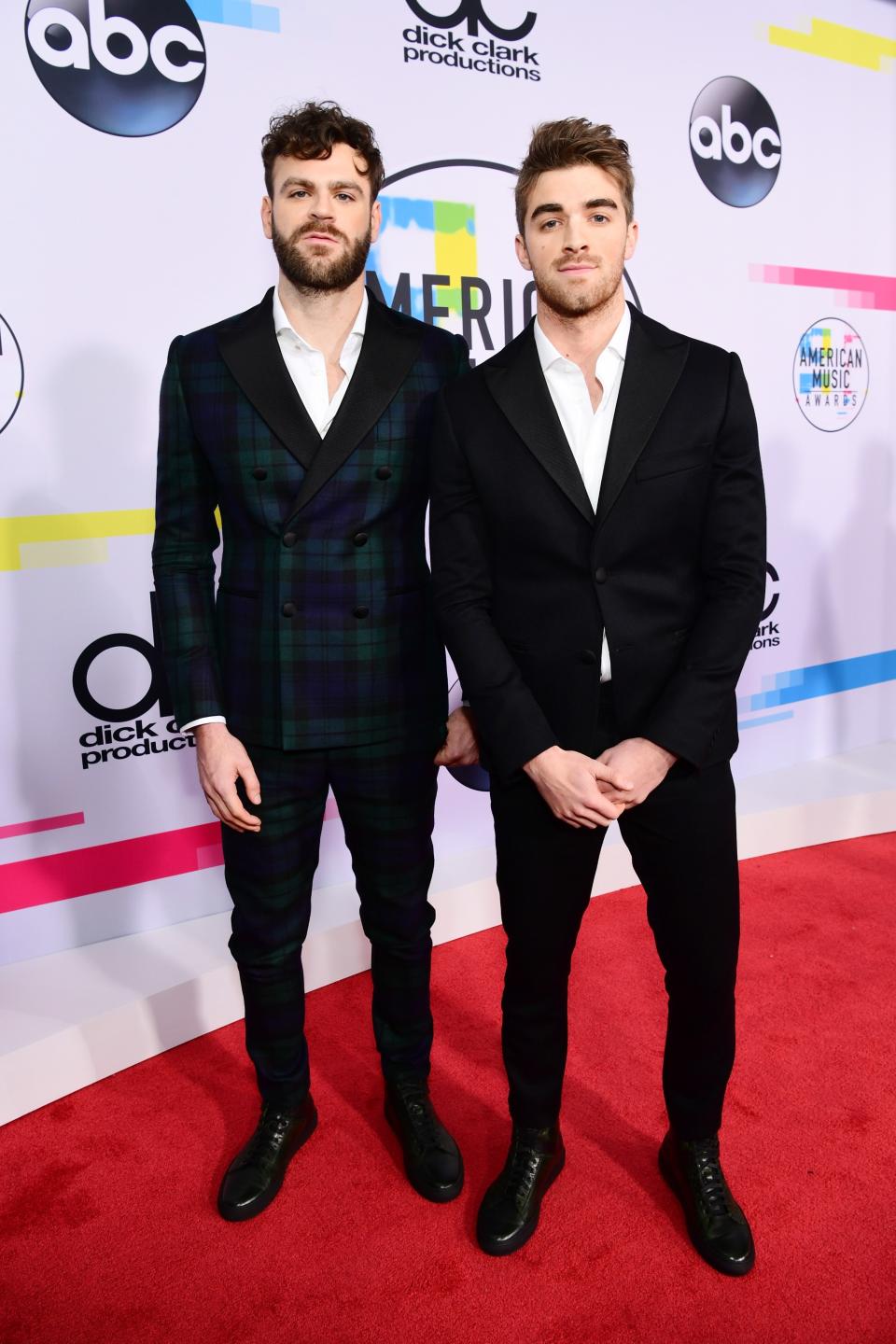 Alex Pall and Andrew Taggart of The Chainsmokers in Tommy Hilfiger