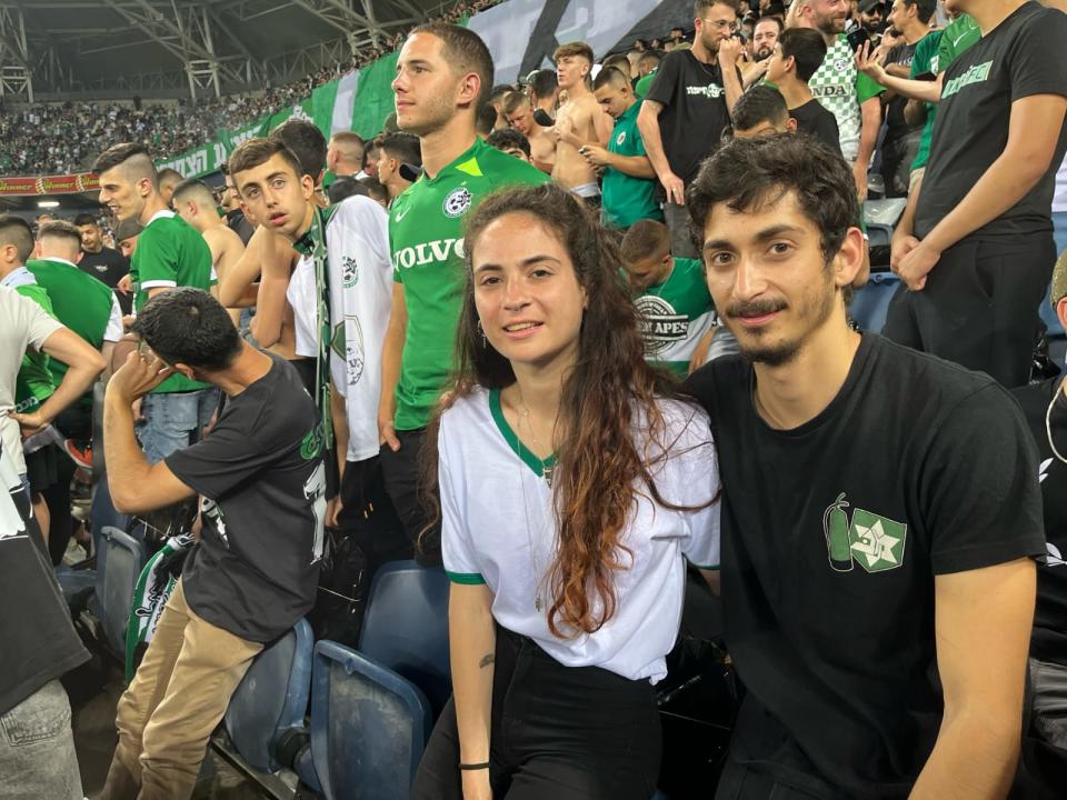 Seen here with boyfriend, Noam Alon, Inbar Haiman, of Haifa, Israel, was taken hostage Oct. 7, 2023 at a music festival in southern Israel by Hamas who killed another 260 individuals at the event.