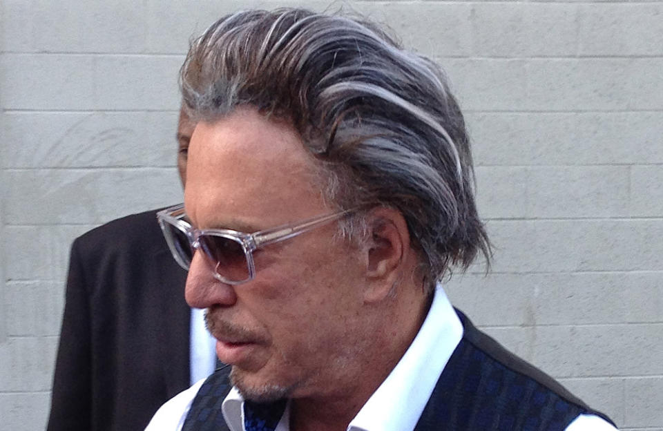 Mickey Rourke hits out at Amber Heard credit:Bang Showbiz