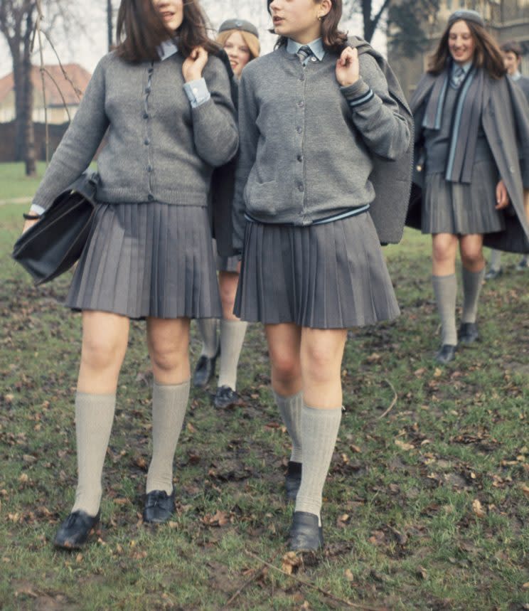 These skirts are too short, according to one school in Victoria, Australia. (Photo: Getty Images)