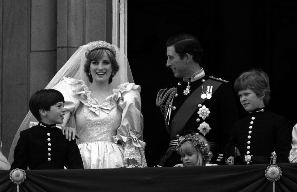 Bruce Oldfield designed Princess Diana’s icon wedding dress. (Credit: PA)