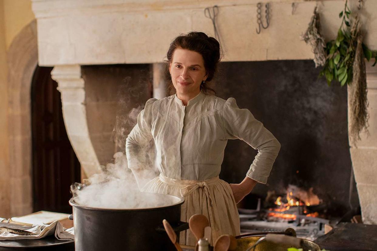 <p>Courtesy Carole Bethuel/IFC Films</p> Juliette Binoche in "The Taste of Things"