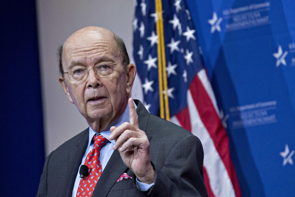 Commerce Secretary Wilbur Ross. (Photo: Bloomberg via Getty Images)