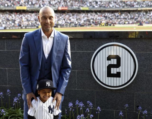 Jeter's No 2 retired by Yanks; Monument Park plaque unveiled