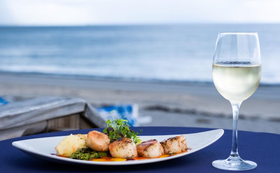 Latitudes restaurant at the Jupiter Beach Resort offers plenty of seafood dishes and a side of ocean views.