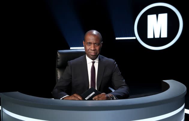 Clive Myrie in the Mastermind studio