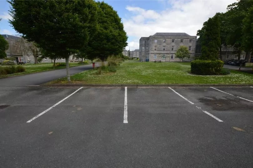 Parking spaces at The Millfields, Stonehouse, Plymouth, Devon