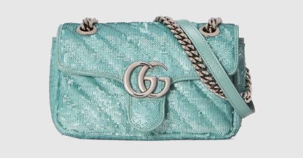 GG Marmont mini sequin shoulder bag