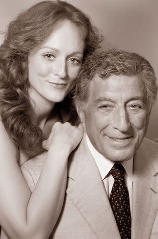 <p>Peter Mellekas</p> Antonia and Tony Bennett