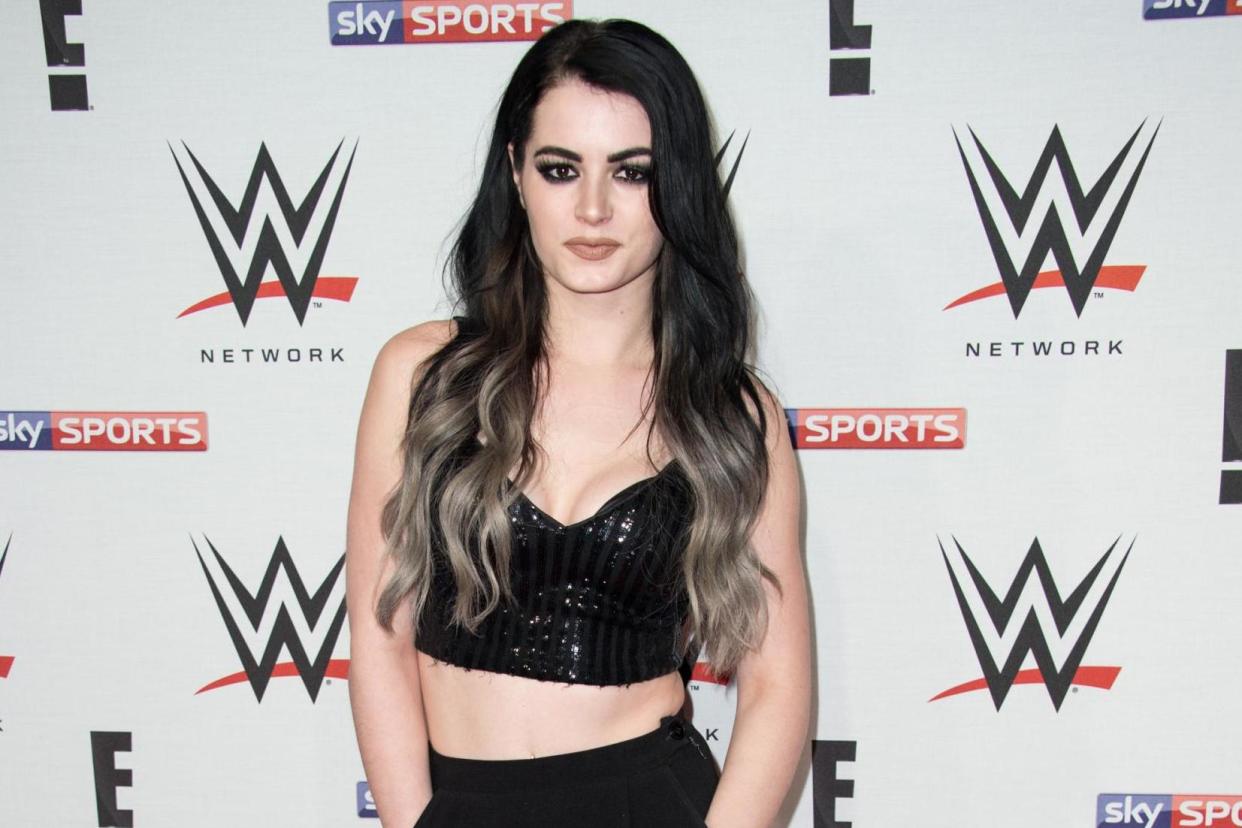 Paige arrives for WWE RAW at 02 Brooklyn Bowl on April 18, 2016 in London, England: Getty Images