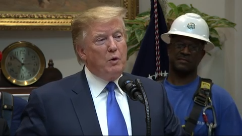 President Donald Trump says that he is "strongly looking at" the idea of transporting migrants to so-called sanctuary cities that don't cooperate with federal immigration authorities. (April 12)