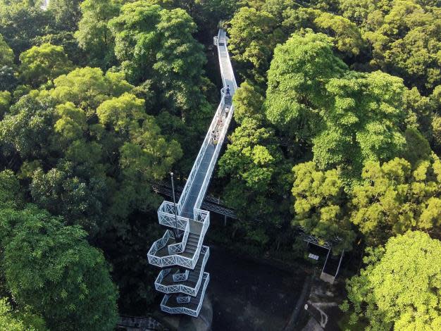 竹崎親水公園的天空走廊