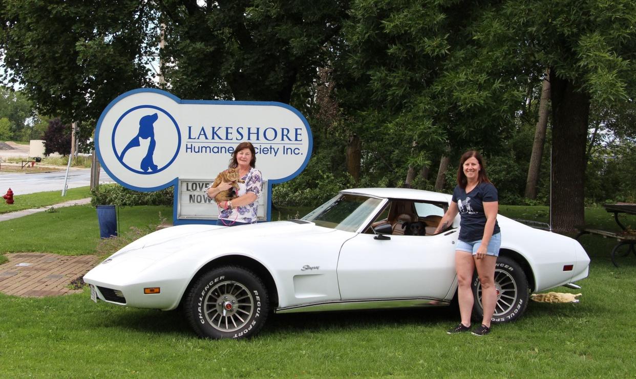 Lakeshore Humane Society received a donation of a 1976 Corvette Stingray after the passing of Maribel resident Sid Kittleson.