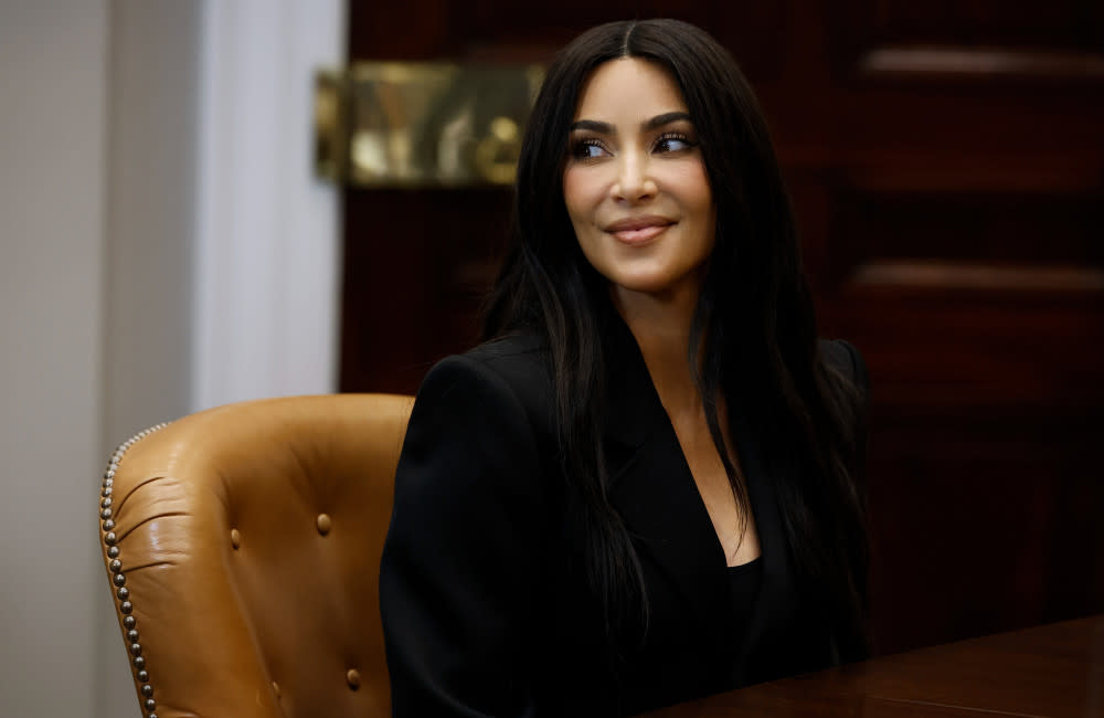 Kim Kardashian met with Vice President Kamala Harris to discuss prison reform credit:Bang Showbiz