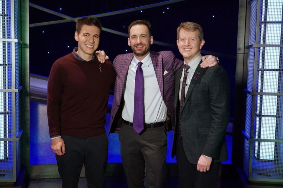 James Holzhauer, Brad Rutter, Ken Jennings | Eric McCandless/abc