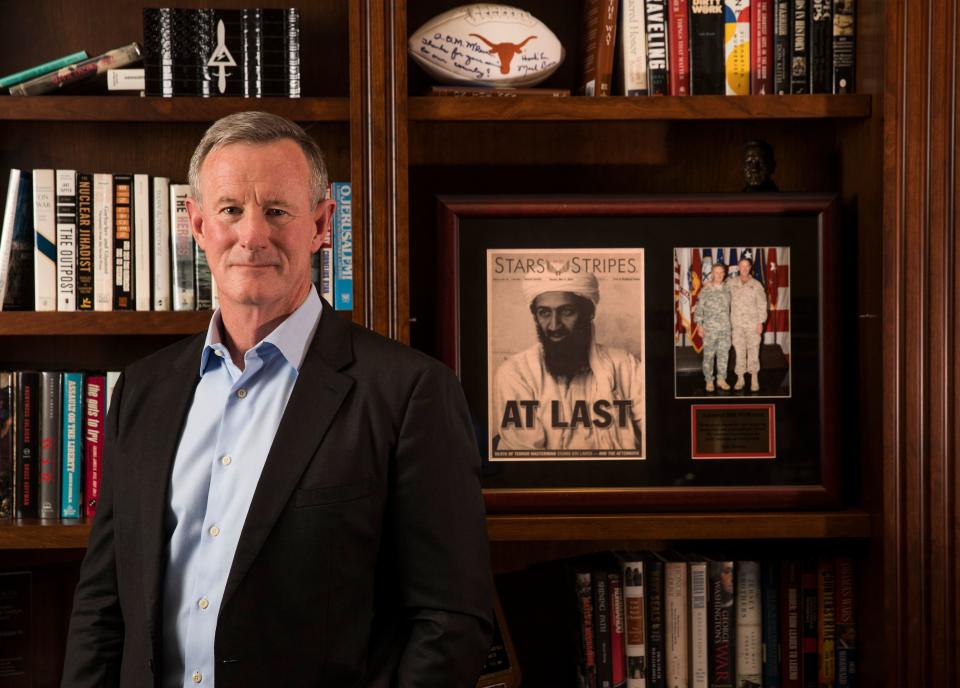 William H. McRaven, a retired Navy admiral, was commander of the U.S. Joint Special Operations Command from 2011 to 2014.