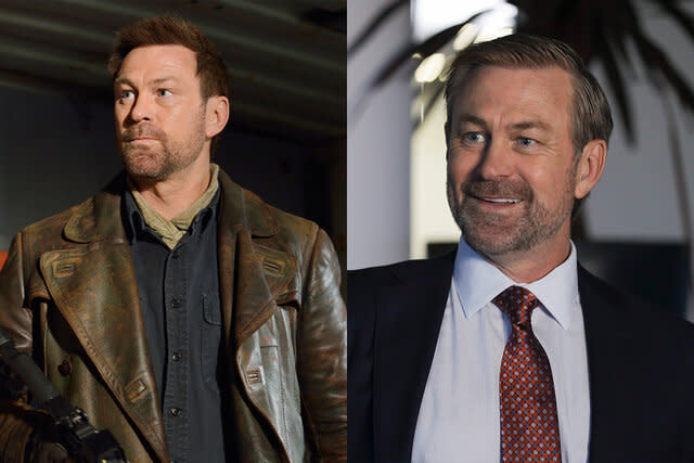 Grant Bowler as Joshua Nolan in Defiance; Grant Bowler in 2019