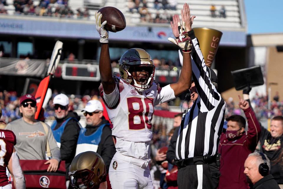 Rising sixth-year senior Ontaria Wilson has led the FSU football team in receiving yards each of the last two seasons.