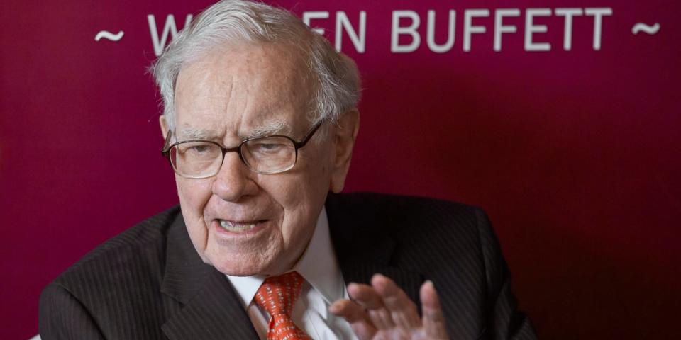 Warren Buffett, CEO of Berkshire Hathaway.