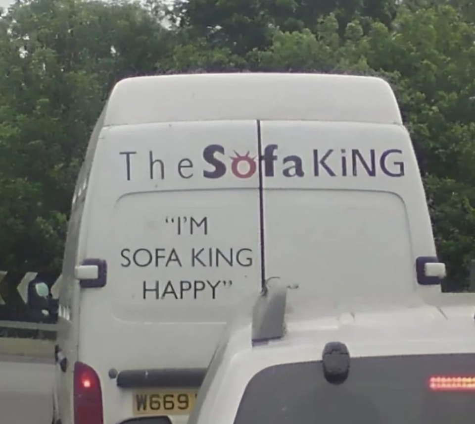 "I'm sofa king happy"