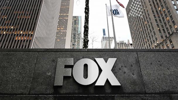 PHOTO: Exterior view of News Corp. Building and Fox News Headquarters, New York, NY, February 28, 2023. (Anthony Behar/Sipa USA via AP, FILE)