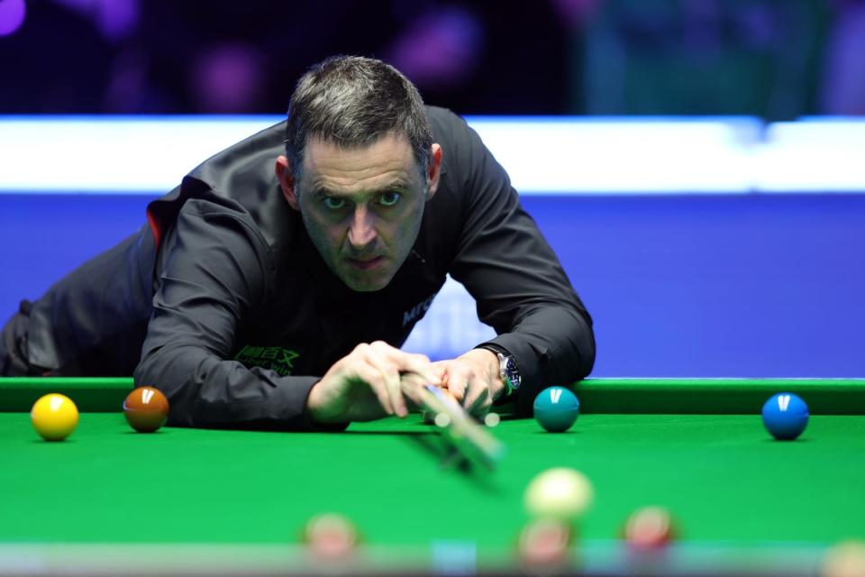 Ronnie O’Sullivan will not win an eighth world title at the Crucible in 2024 (Getty Images)