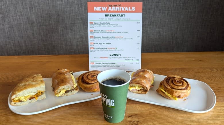 Panera's new breakfast sandwiches