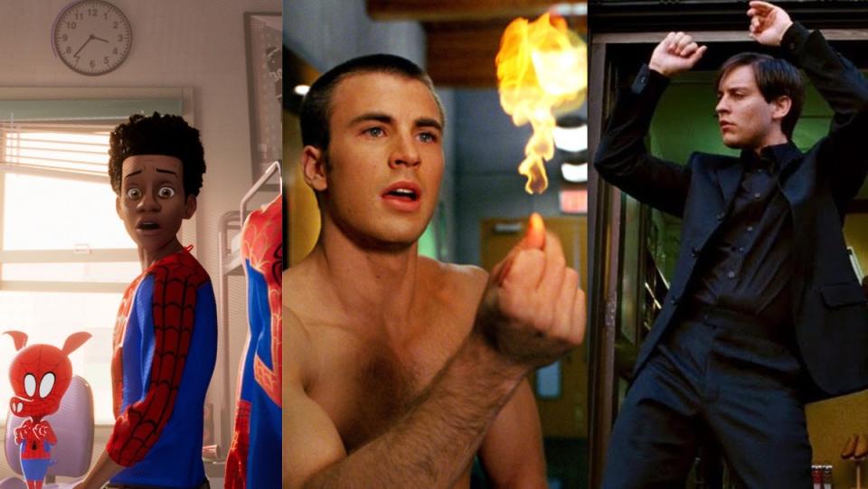 Miles from Into The Spider-Verse, Chris Evans as the Human Torch, Tobey Maguire's Spider-Man doing his emo dance. Could we see an MCU Fantastic Four in No Way Home?
