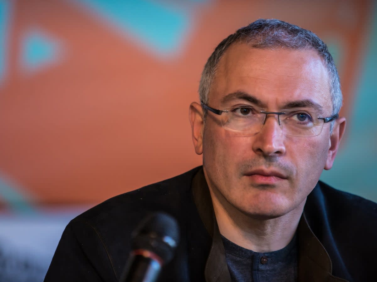The gathering was organised by Mikhail Khodorkovsky (Getty)