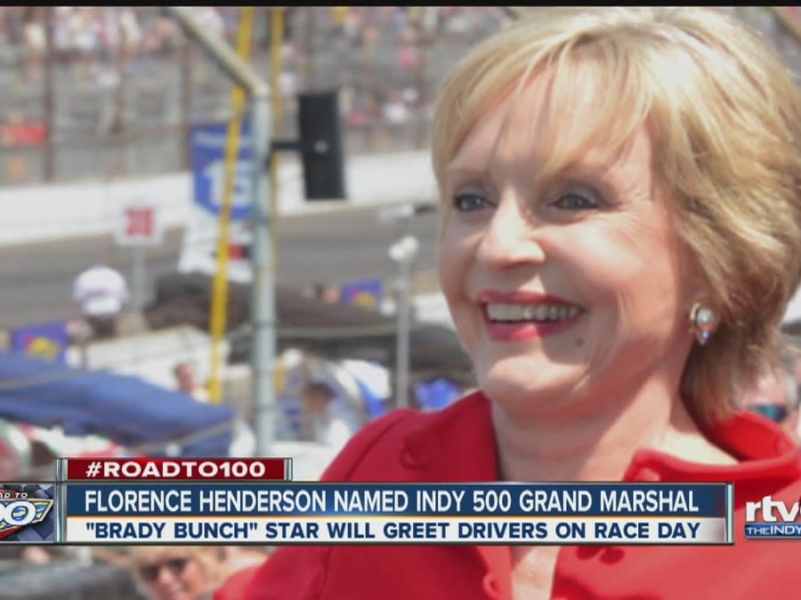 Florence Henderson to serve as Indy 500 Grand Marshal