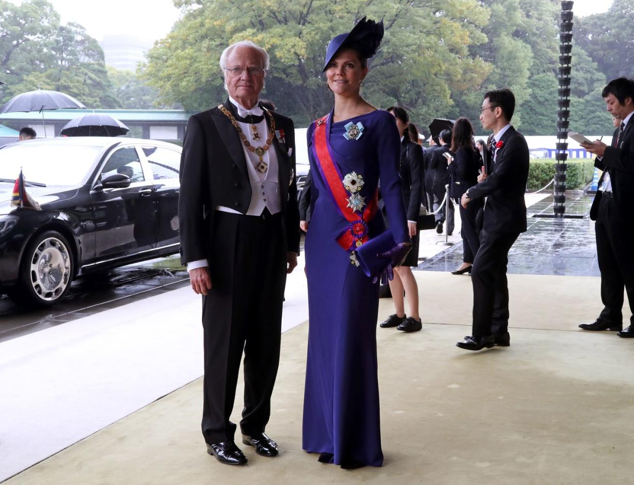 enthronement ceremony of emperor naruhito in japan