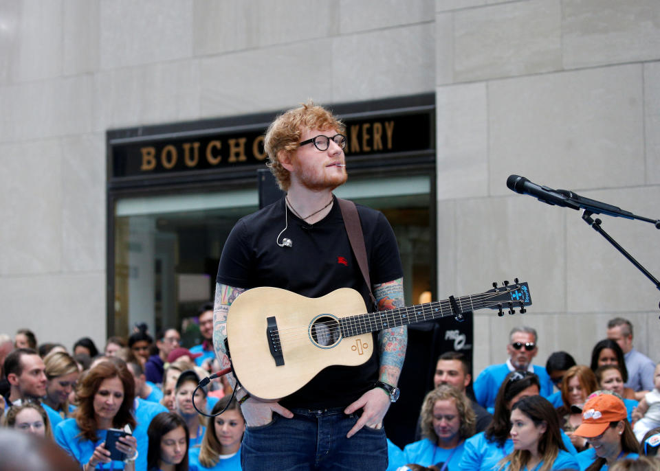 Ed Sheeran has a new doppelganger. (REUTERS/Brendan McDermid)