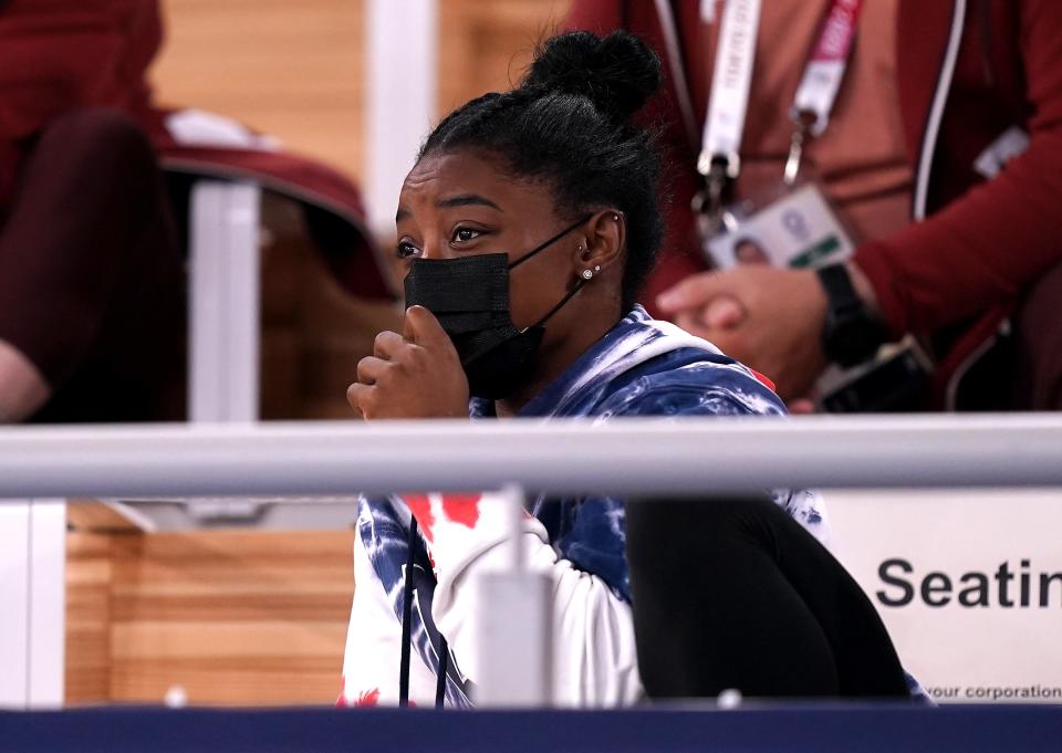 Simone Biles has been sidelined at the Olympics (Mike Egerton/PA) (PA Wire)