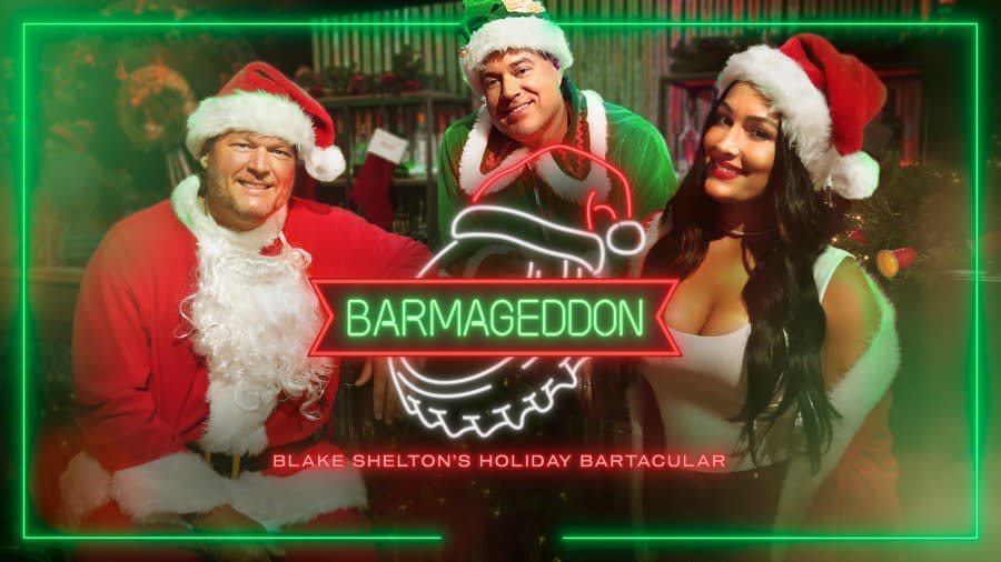 <em>Barmageddon: Blake Shelton’s Holiday Bartacular (Photo: NBC)</em>